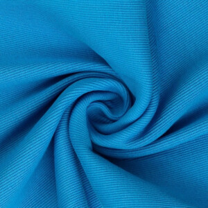 50x60 cm boordstof rib 2x2 aqua