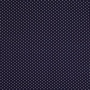 viscose poplin stippen marine