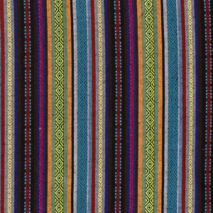 jacquard Mexicaanse strepen multicolor