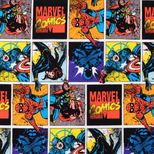 katoen tricot digitaaldruk Avengers multicolor