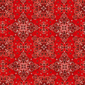 Burlington texturé abstract rood