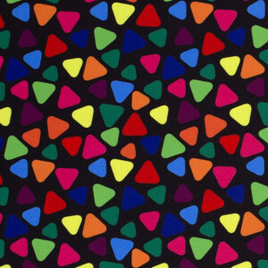Burlington texturé gekleurde driehoeken zwart