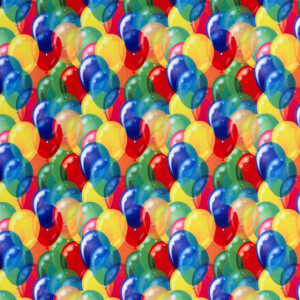 Burlington texturé digitaaldruk ballonnen multicolor