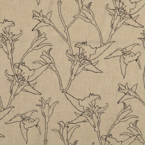 viscose linnen bloemen zand