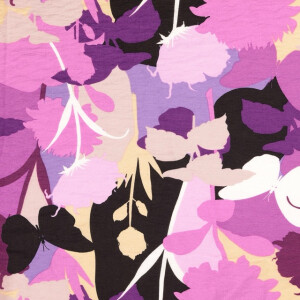 viscose nylon bloemen fuchsia