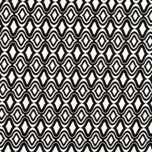 viscose poplin abstract zwart