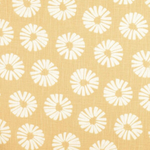 linnen gewassen bloemen beige