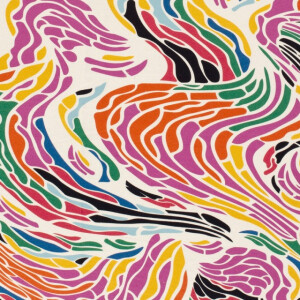viscose tricot abstract multicolor