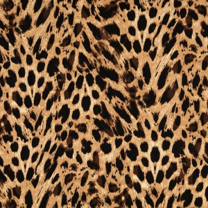 viscose satijn dierenhuid beige
