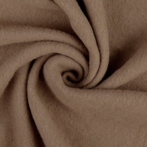 Wollen fleece uni camel