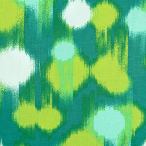 viscose poplin batik groen