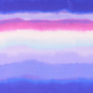viscose satijn digitaaldruk tie-dye strepen blauw