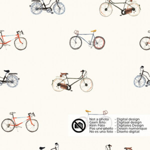 Softshell digitaaldruk fietsen offwhite