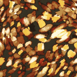viscose nylon crêpe abstract kaki groen