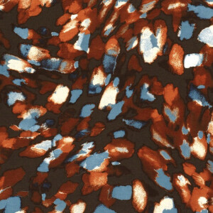 viscose nylon crêpe abstract bruin