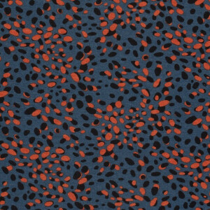 viscose jersey panter staalblauw
