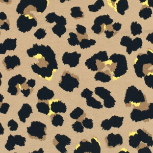 viscose jersey panter beige