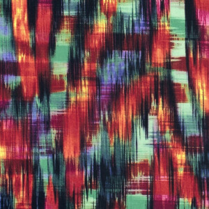viscose jersey abstract donkerrood