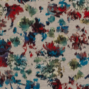 jersey stof discharge abstract beige