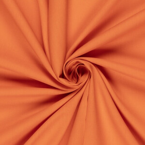 Cretonne katoen premium uni oranje