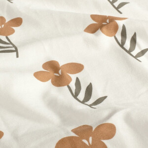 katoen tricot bloemen offwhite