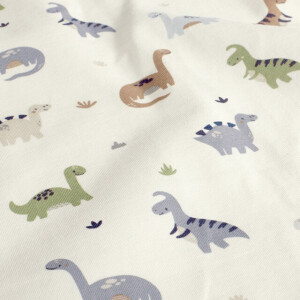 katoen tricot dino's offwhite