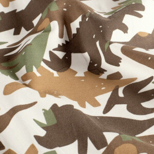 katoen tricot dino's offwhite