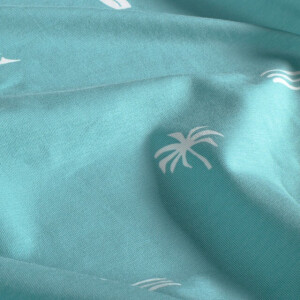katoen tricot strand turquoise