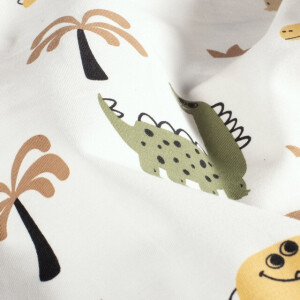 katoen tricot dino's offwhite