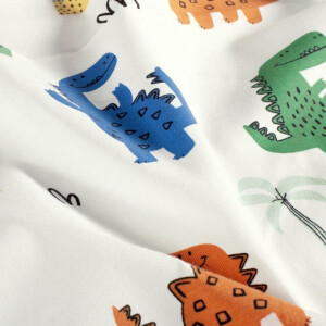 katoen tricot dino's offwhite