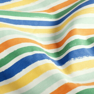 katoen tricot strepen offwhite