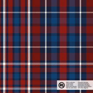 Flanel bedrukt ruiten rood