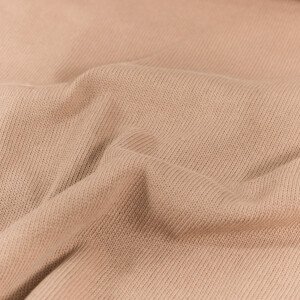gebreide stof uni camel