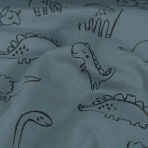 sweat/french terry dino's indigo
