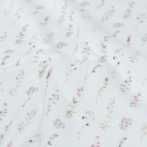 rib jersey digitaaldruk bloemen offwhite