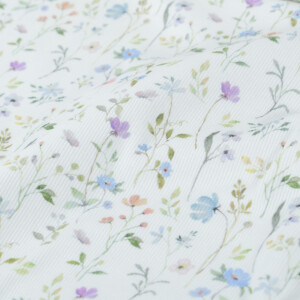 rib jersey digitaaldruk bloemen offwhite