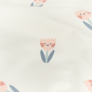 sweat/french terry bloemen offwhite
