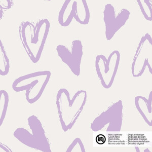 Katoen tricot harten offwhite