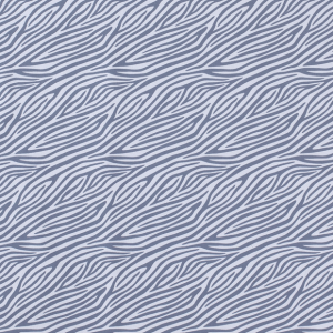 100x150 cm katoen tricot geverfd zebra lichtblauw