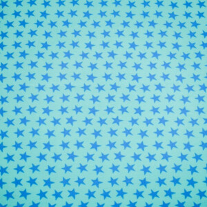 100x150cm Sterretjes Aqua/Staalblauw