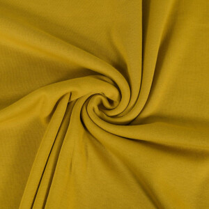 100x150 cm Bloomingfabrics interlock Okergeel