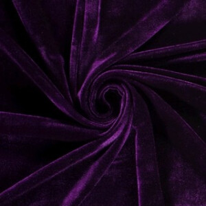 Fluweel stof donker violet