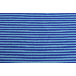 50x70 cm Boordstof gestreept 4mm blauw/aqua