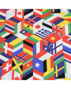 100x150 cm katoen tricot vlaggen multicolor
