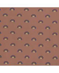 50x150cm katoen tricot regenbogen oudroze