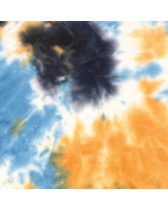 sweat/french terry tie-dye zwart