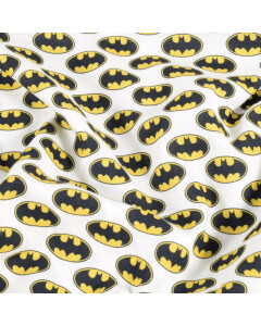 katoen poplin Batman wit