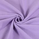 100x130cm katoenen mousseline uni lila