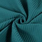 Wafelstof grof petrol