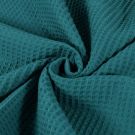 100x150cm wafelstof grof petrol